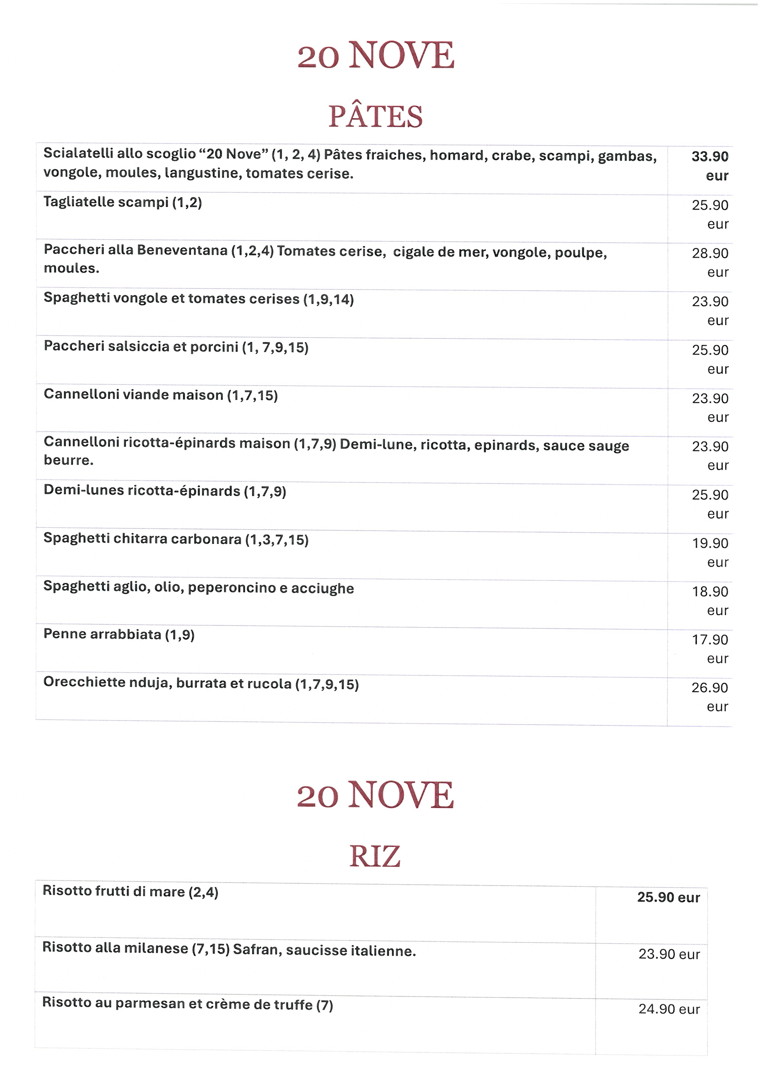 La Carte