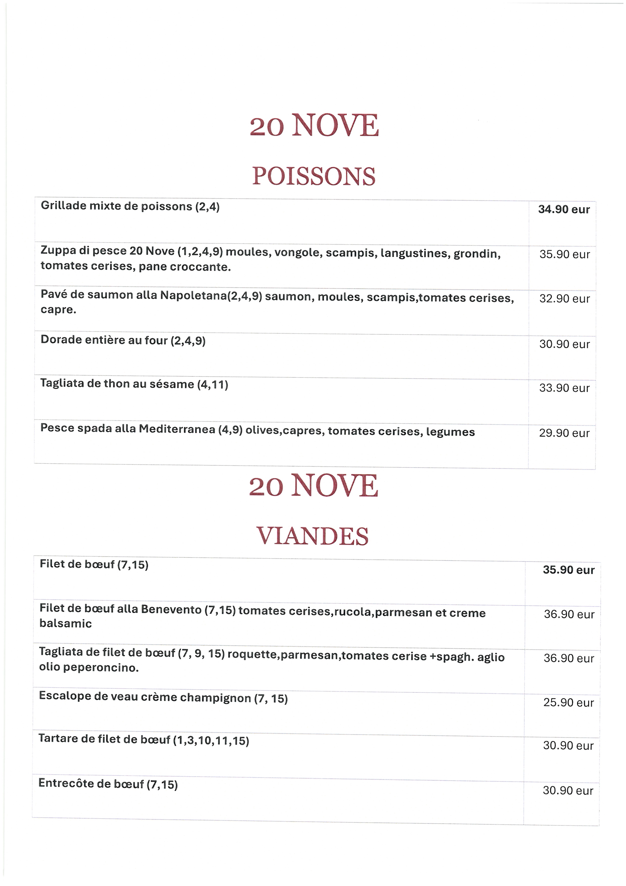 La Carte